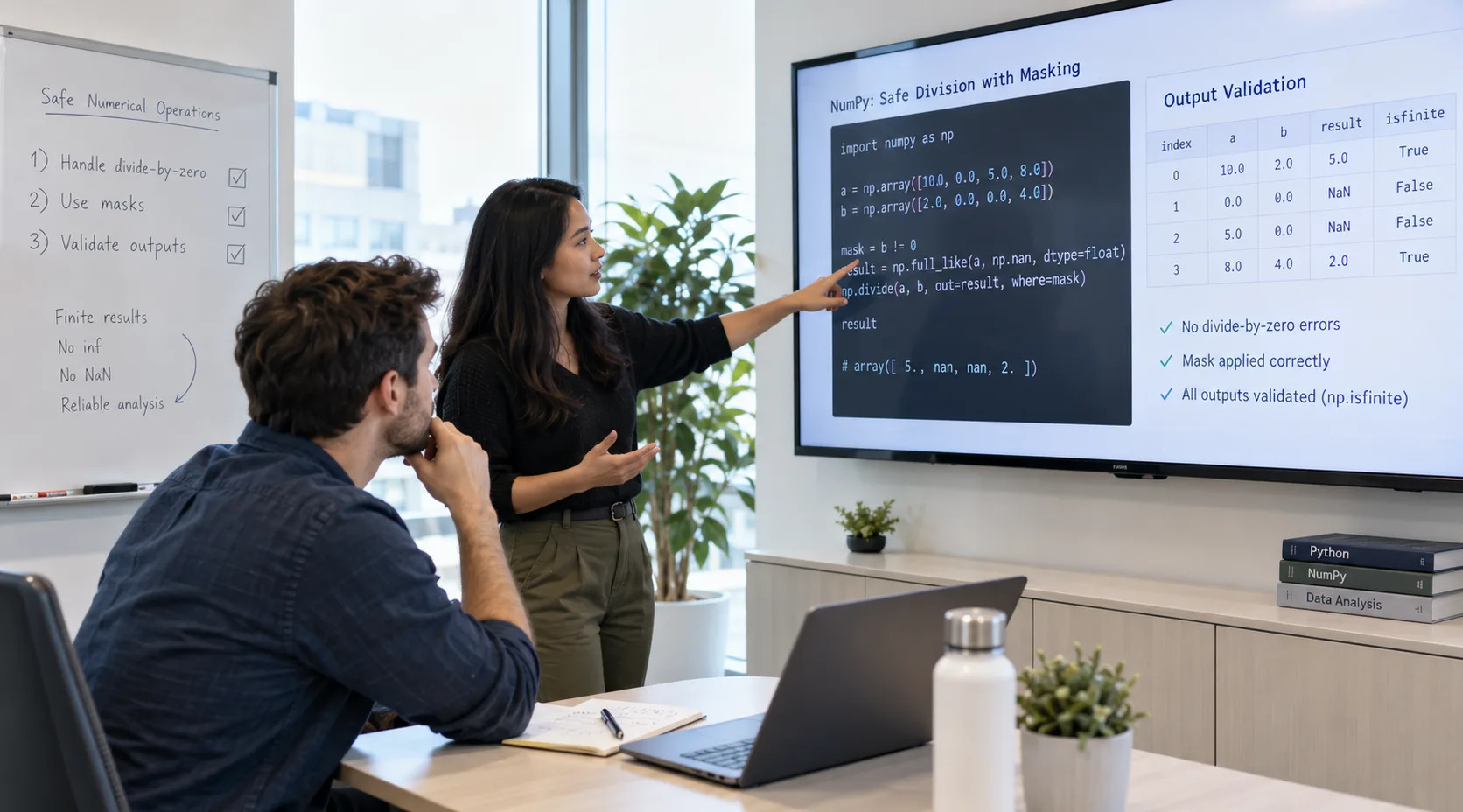 Stop Invalid NumPy Division Before Selecting Results illustration