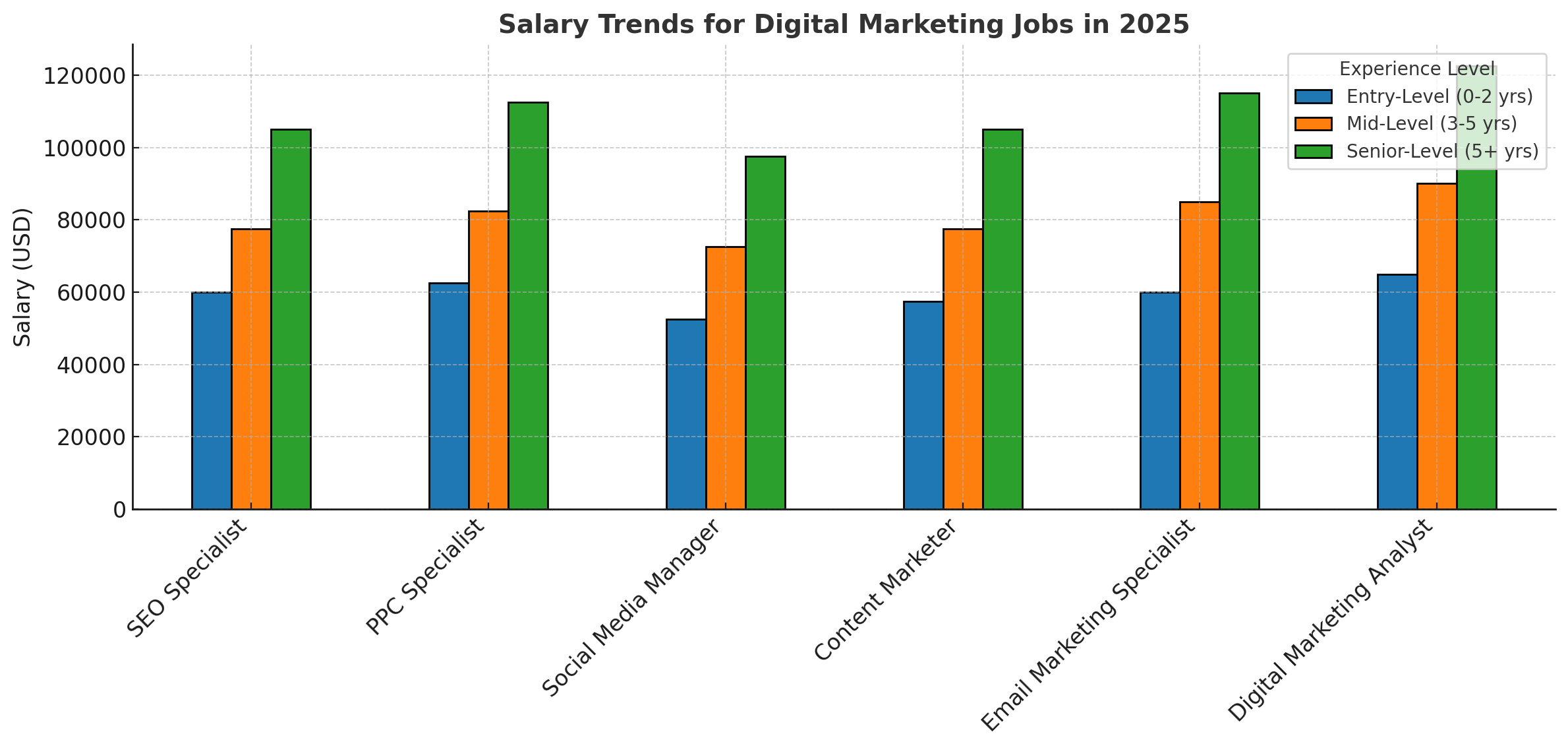 Salary Trends for Digital Marketing Jobs in 2025