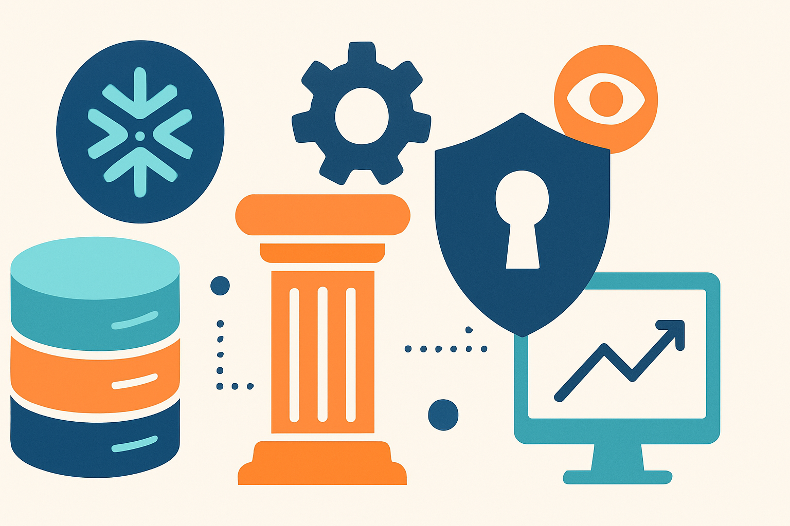 Governance, Security, and Observability in the dbt+Snowflake Stack — illustration