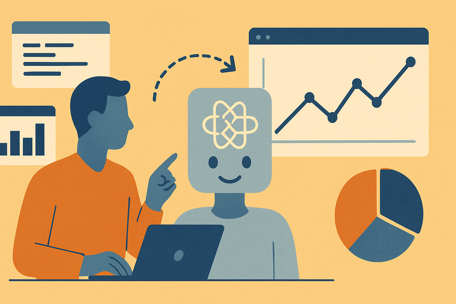 LLMs as a Co-Pilot for Exploratory Data Analysis and Visualization — illustration