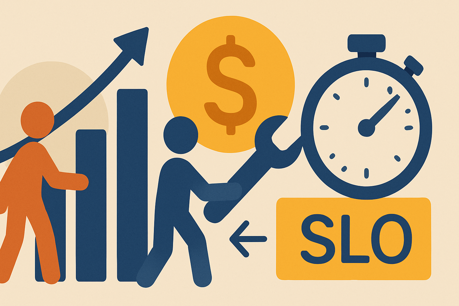 Operational concerns: scaling, cost control, and latency SLOs — illustration