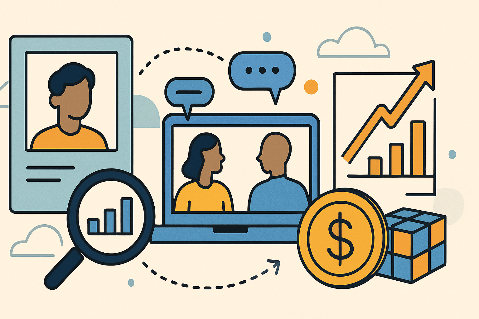 Portfolios, interviews, and real-world artifacts that prove FinOps impact — illustration