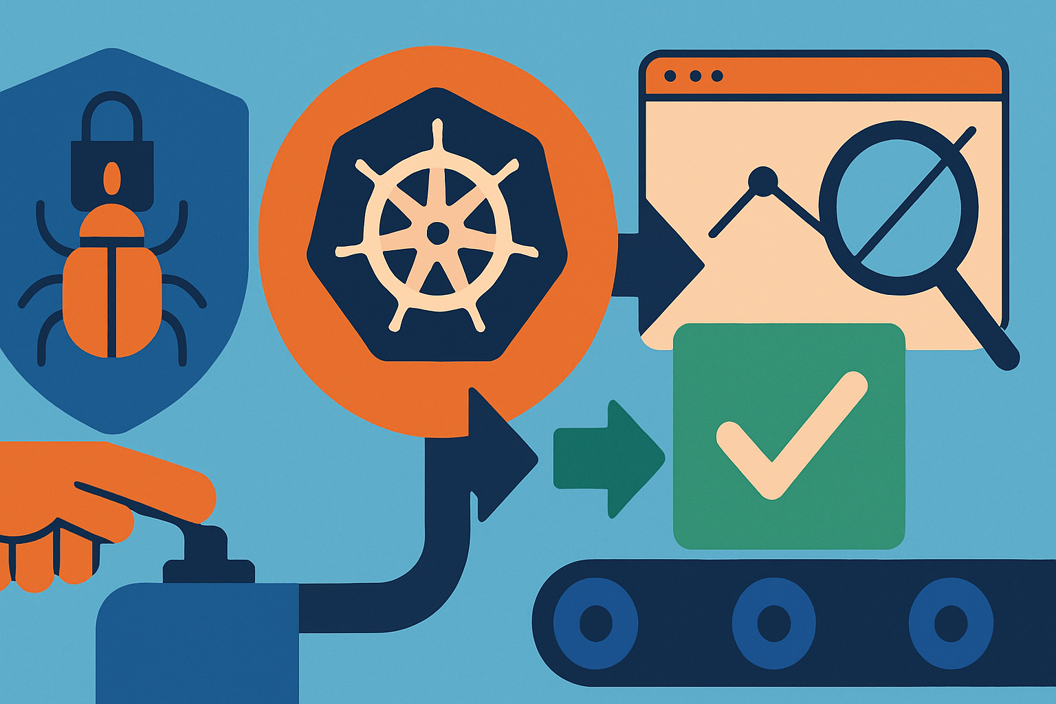 Trivy in Production: Kubernetes Admission Controllers and Continuous Monitoring — illustration